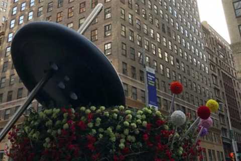 The Garment District’s New Big Button Sculpture Has Been Unveiled