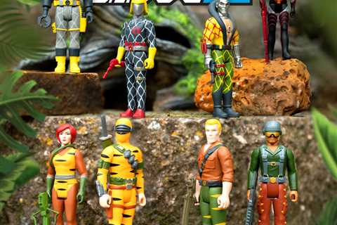 Yo Joe June Super7 G.I. Joe Reaction Tiger Force and Python Patrol Action Figures