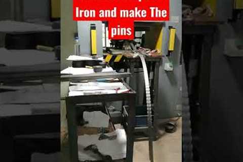 How The 500tons machine stamp The Iron and make The lapel pins