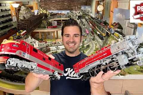 Running All of My O Gauge Trains!!