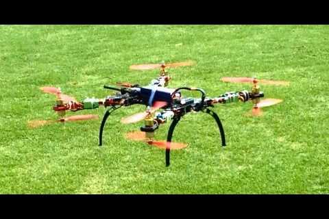 Alien 560 Quadcopter / Octocopter X8 Octo configuration. Build and first flight.