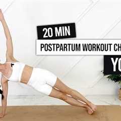 Postpartum Yoga Flow For 6 Month+ Postpartum // 20-Min Postnatal Yoga