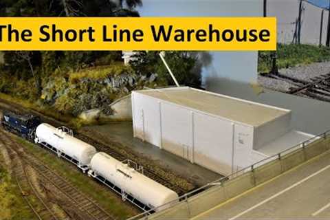 Scratch Building a Shelf Layout Shortline Warehouse (Part 2) | River Road ~ Vlog # 184