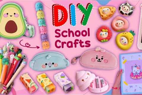 11 DIY Best School Crafts - BACK TO SCHOOL HACKS - Easy and Cute School Supplies #diy #schoolcrafts