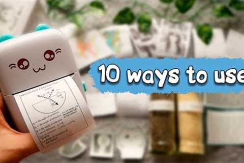 10 Ways to Use Your Mini Thermal Printer