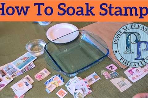 How To Soak Stamps - Tips On Removing Stamps From Paper For Beginner & Experienced Philatelists