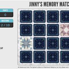 Jinny's Memory Match: 03/08/23