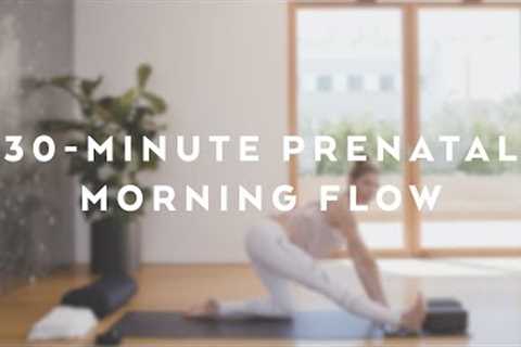 30-Minute Alo Yoga Pre-Natal Morning Flow with Andrea Bogart