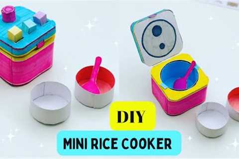 DIY MINI PAPER RICE COOKER / Paper Craft / Easy Origami  Rice Cooker DIY / Paper Crafts Easy