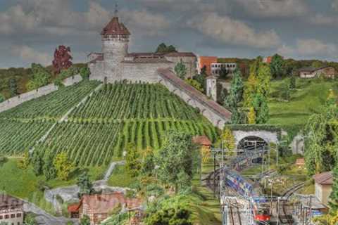 One the largest model railroad layouts in Switzerland: Smilestones Miniature World in HO Scale