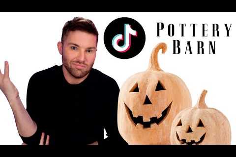 Can we make these VIRAL DIY Pottery Barn Terracotta Jack O'' Lanterns?