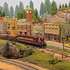 Beautiful Model Railroad HO Scale Gauge Train Layout at the Lake County Model Railroad Club