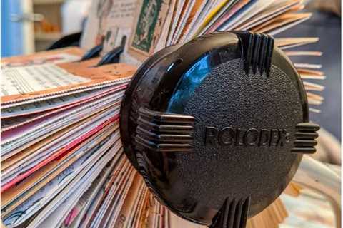 Rolodex cards get a new art life