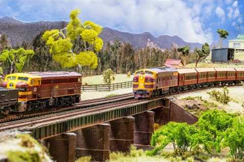 Clarendon Homes ''Southern Highlands'' - HO Scale Australian Model Railway in a Display Home