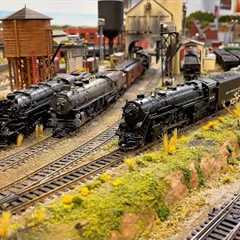 Beautiful Model Railroad HO Scale Gauge Train Layout at The Grand Strand Model Railroaders Club