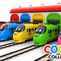 Colors for Children to Learn with Toy Trains - Colors Videos Collection