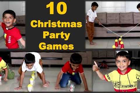 10 Games for kids | Christmas Party Games | New Party Games for Kids Toddlers for Birthday Party