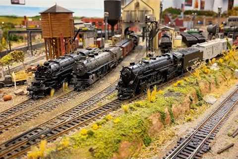 Beautiful Model Railroad HO Scale Gauge Train Layout at The Grand Strand Model Railroaders Club