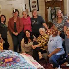 A Quilt District Quilt Turning!