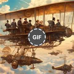 Dreamed of a Flight With the Wright Brothers in a Steampunk Sky