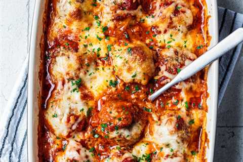 Baked Cheesy Italian Meatballs