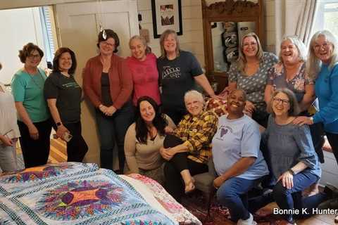 A Quilt District Quilt Turning!