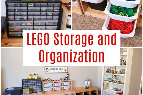 LEGO Storage and Organization for More Efficient Building