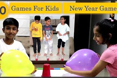 10 New Year Party Games | New Year Eve Games | Indoor games for kids | Games for Kids Party (2024)