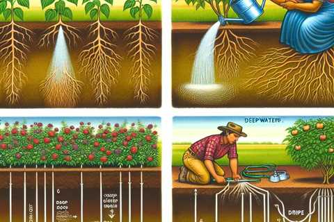 “Deep Watering Methods for Stronger Plant Roots”