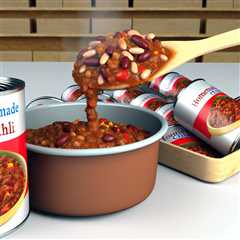 Canned Homemade Chili: Convenient and Delicious Meals