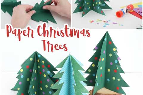 Paper Christmas Tree Craft