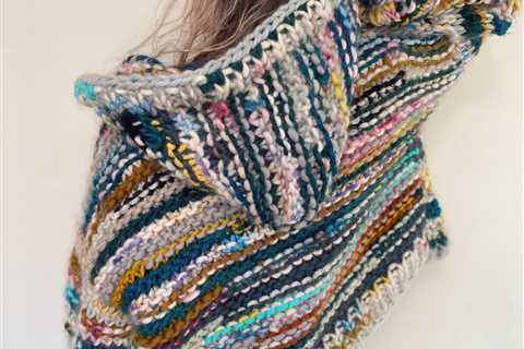 Knit a Scrap Heap Hoodie … Great Beginner Pattern!