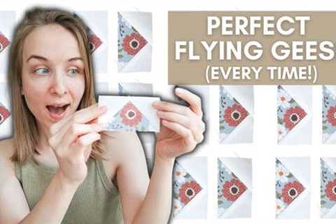 Video Tutorial -The Secret Weapon for PERFECT Flying Geese