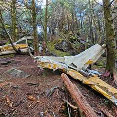 Hike to the Black Mountain Crest 182H Skylane N2350X Crash Site