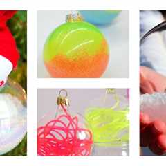 30 Creative Ways to Fill Clear Ornaments