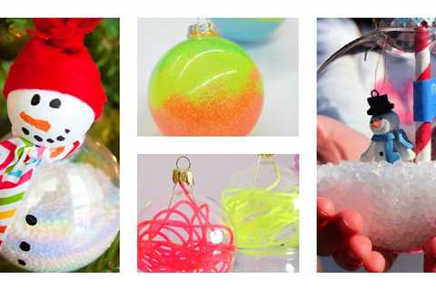 30 Creative Ways to Fill Clear Ornaments