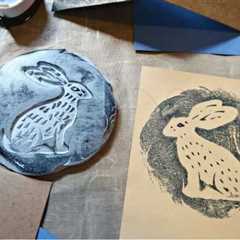 How to use a reusable adhesive to make reverse stamps