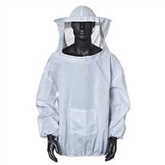 Binnan White Beekeeping Jacket - Professional Unisex Suit