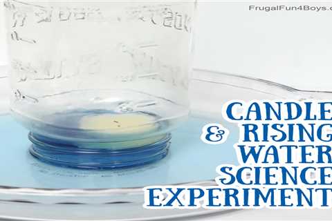 Candle and Rising Water Science Experiment