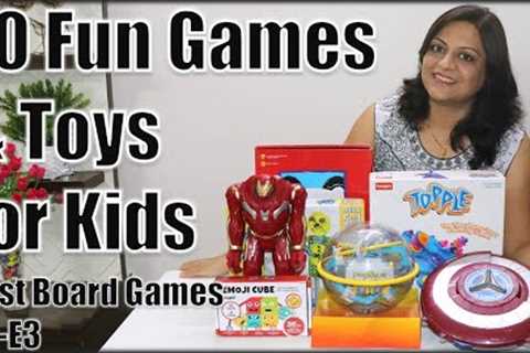 10 Toys for kids and family | Fun games and Toys for kids to play at home | Best Board Games S3E3