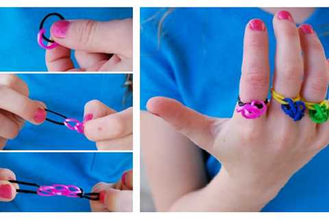 Easy DIY Rubber Band Rings