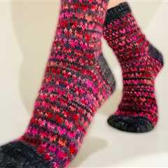 Knit a Pair of Cute Colorwork Socks … Perfect For Valentine’s OR Galentine’s Day!