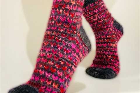 Knit a Pair of Cute Colorwork Socks … Perfect For Valentine’s OR Galentine’s Day!