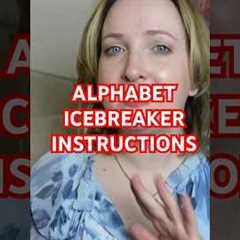 Alphabet Icebreaker Game for Groups#icebreaker #childrensministry #backtoschool