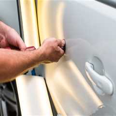How to Fix Dents on Your Vehicle's Exterior
