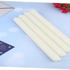 Elegant Ciieeo Wedding Taper Candles - Smokeless Soy Candles for Romantic Events