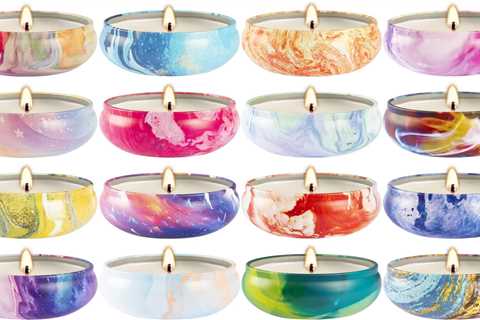12 Pack Scented Candles Gift Set - Strong Fragrance Soy Wax Aromatherapy