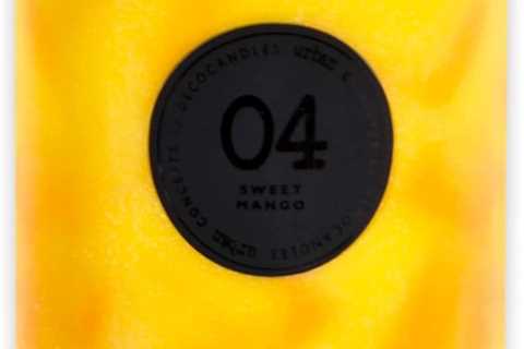 Urban Concepts Sweet Mango Soy Candle - Long Lasting Handmade Scented Delight